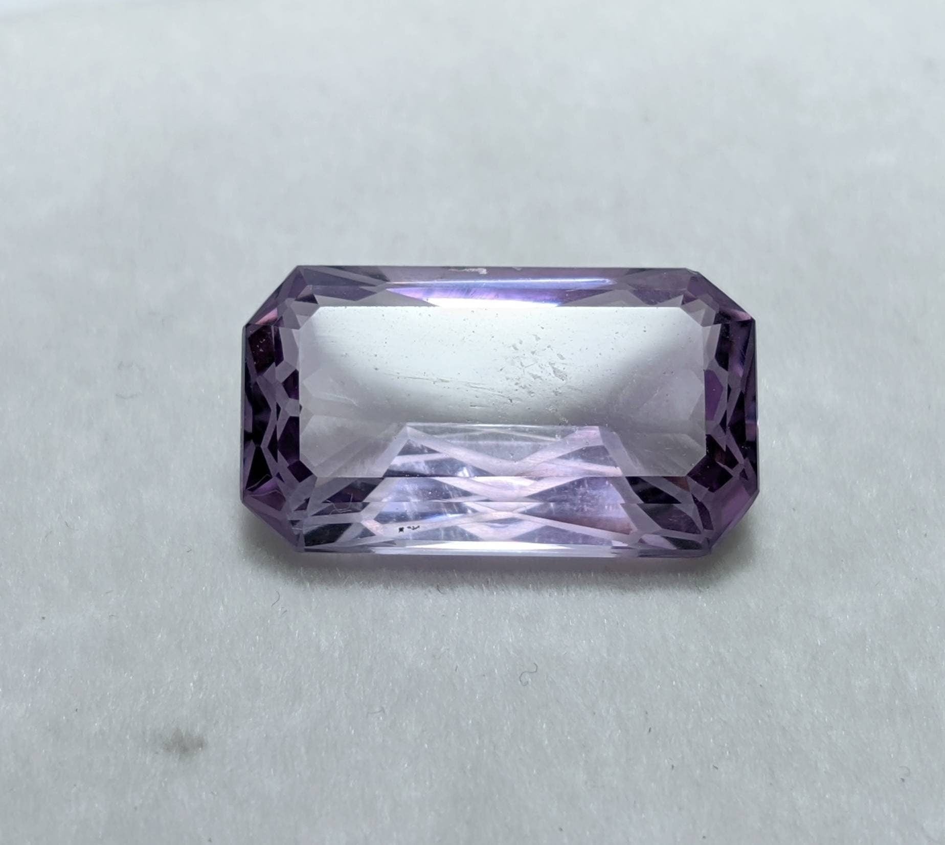ARSAA GEMS AND MINERALSNatural fine quality beautiful 11 carats light purple color clear faceted amethyst gem - Premium  from ARSAA GEMS AND MINERALS - Just $15.00! Shop now at ARSAA GEMS AND MINERALS
