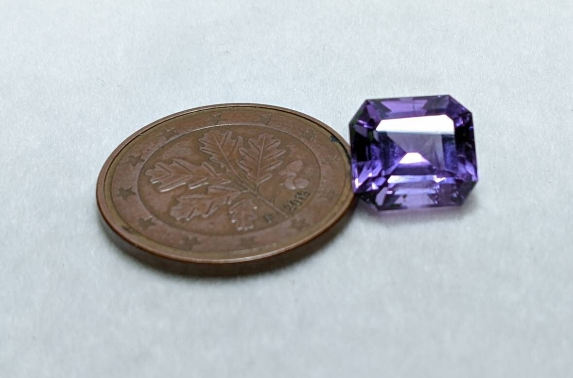 ARSAA GEMS AND MINERALSNatural fine quality beautiful 4 carats deep purple color AAA clarity faceted amethyst gem - Premium  from ARSAA GEMS AND MINERALS - Just $10.00! Shop now at ARSAA GEMS AND MINERALS
