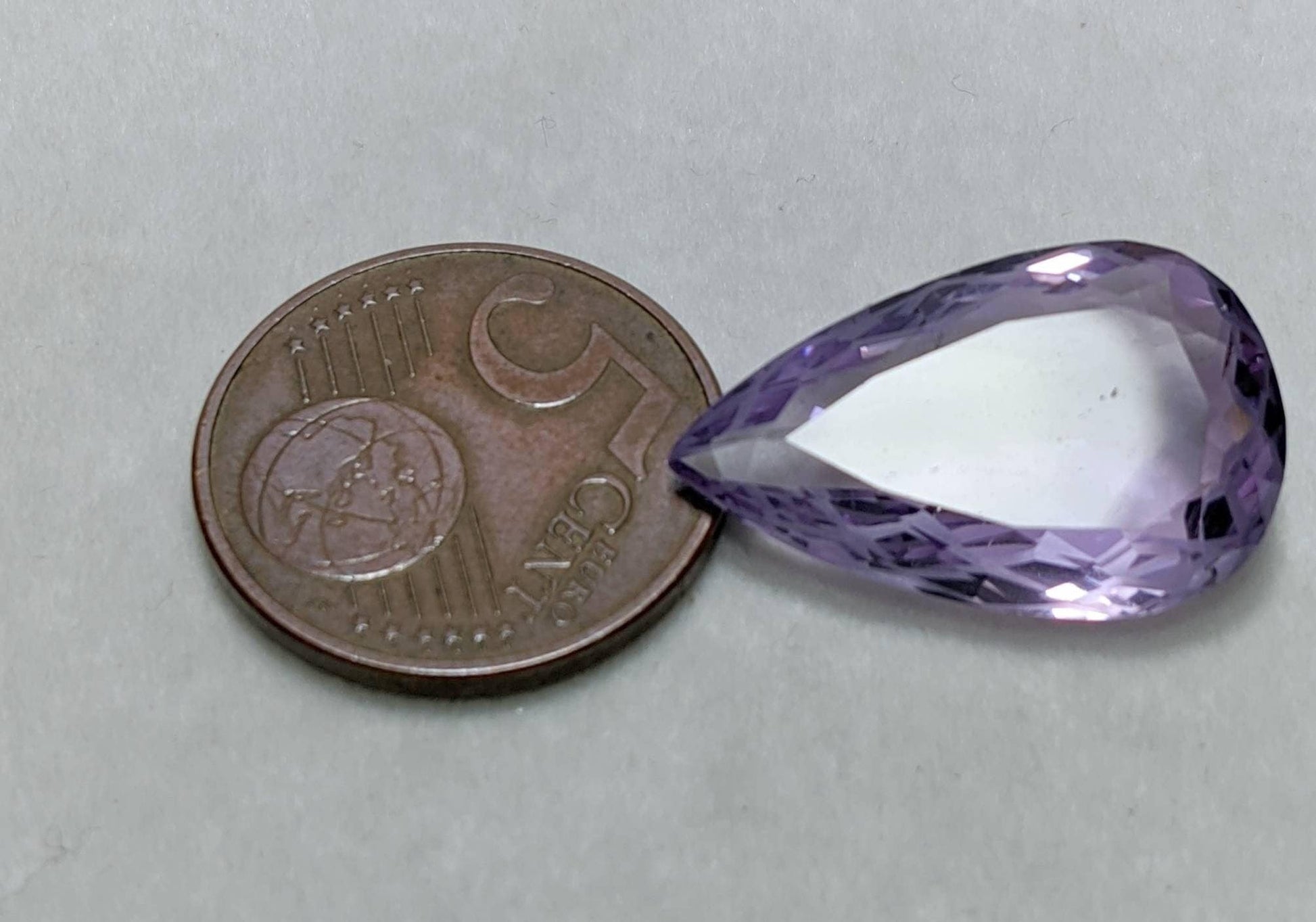 ARSAA GEMS AND MINERALSNatural fine quality beautiful 15 carats light purple color clear faceted amethyst gem - Premium  from ARSAA GEMS AND MINERALS - Just $15.00! Shop now at ARSAA GEMS AND MINERALS