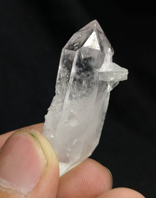 ARSAA GEMS AND MINERALSNatural aesthetic 12.5 grams clear double sided terminated fine quality quartz crystal - Premium  from ARSAA GEMS AND MINERALS - Just $15.00! Shop now at ARSAA GEMS AND MINERALS