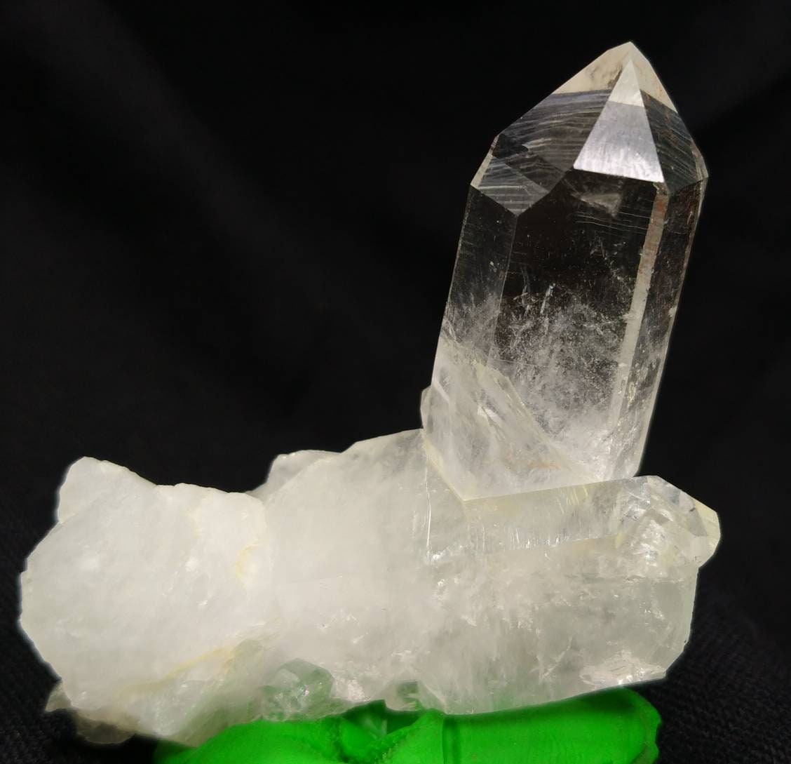 ARSAA GEMS AND MINERALSNatural aesthetic 33 grams clear terminated fine quality quartz crystal - Premium  from ARSAA GEMS AND MINERALS - Just $20.00! Shop now at ARSAA GEMS AND MINERALS