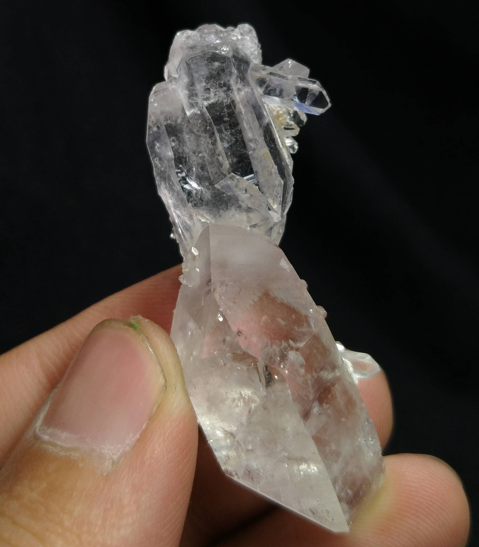 ARSAA GEMS AND MINERALSNatural beautiful 14.4 gram Fine quality terminated clear quartz crystal with another quartz grown on top of it. - Premium  from ARSAA GEMS AND MINERALS - Just $20.00! Shop now at ARSAA GEMS AND MINERALS