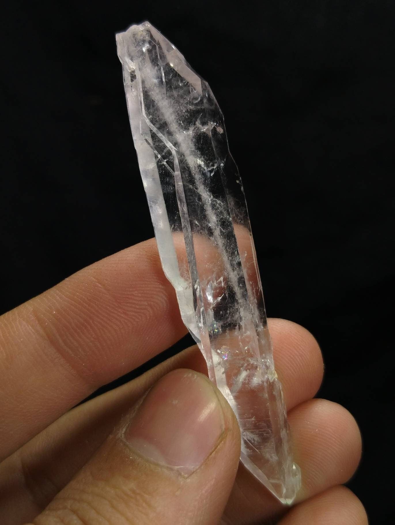 ARSAA GEMS AND MINERALSNatural high quality beautiful 9.5 grams terminated clear faden quartz crystal - Premium  from ARSAA GEMS AND MINERALS - Just $25.00! Shop now at ARSAA GEMS AND MINERALS