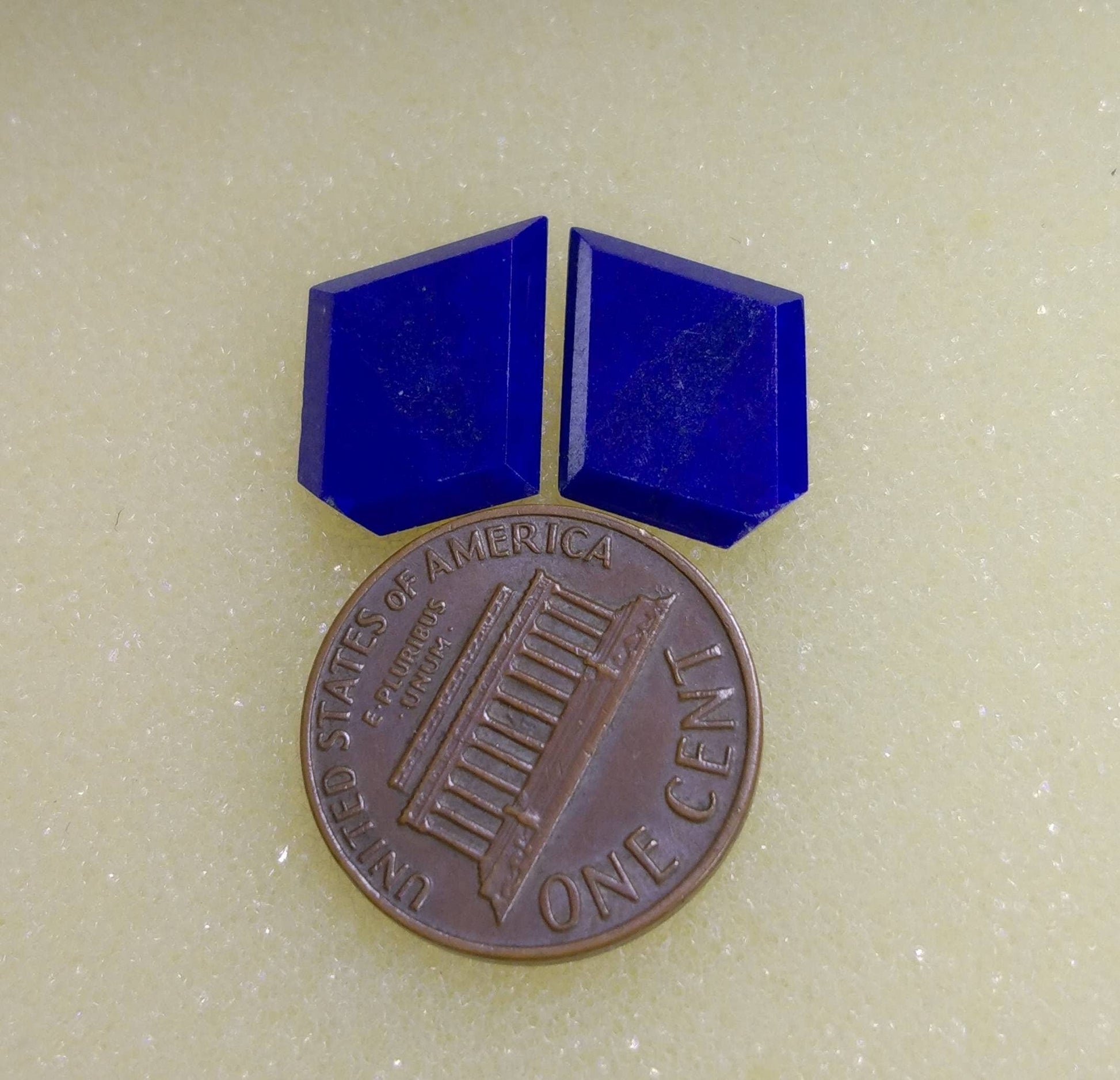 ARSAA GEMS AND MINERALSNatural fine quality beautiful 8 carats pair of lapis lazuli cabochons - Premium  from ARSAA GEMS AND MINERALS - Just $15.00! Shop now at ARSAA GEMS AND MINERALS