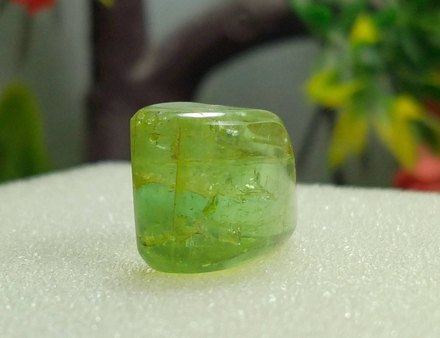 ARSAA GEMS AND MINERALSNatural fine quality beautiful 4.3 grams green polished Tourmaline tumble - Premium  from ARSAA GEMS AND MINERALS - Just $40.00! Shop now at ARSAA GEMS AND MINERALS
