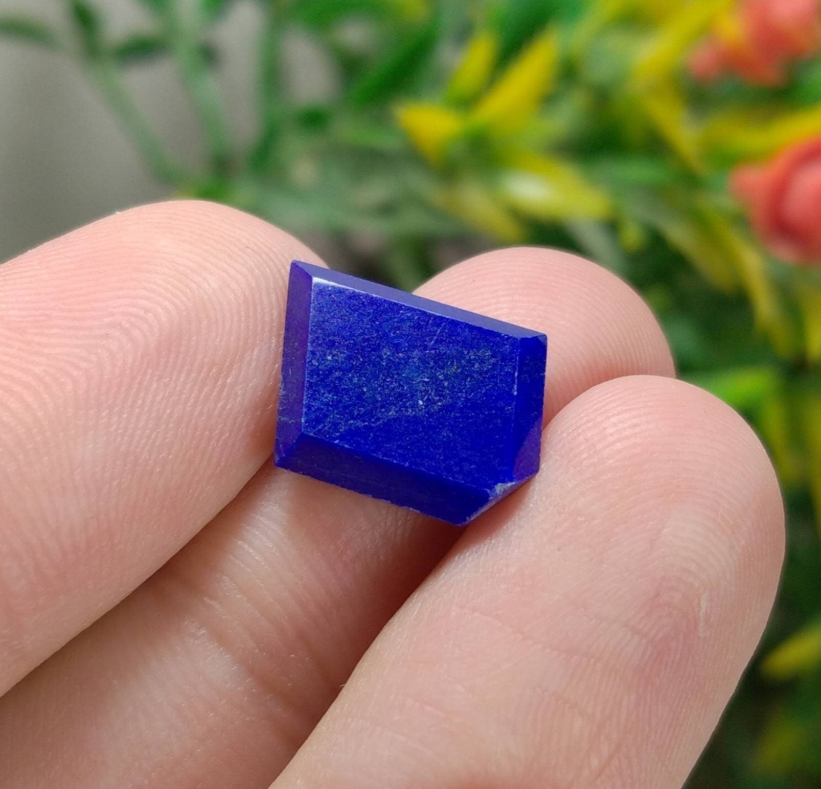 ARSAA GEMS AND MINERALSNatural fine quality beautiful 8 carats pair of lapis lazuli cabochons - Premium  from ARSAA GEMS AND MINERALS - Just $15.00! Shop now at ARSAA GEMS AND MINERALS
