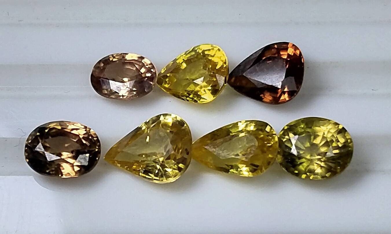ARSAA GEMS AND MINERALSNatural good quality faceted ring sizes zircon gems - Premium  from ARSAA GEMS AND MINERALS - Just $84.00! Shop now at ARSAA GEMS AND MINERALS