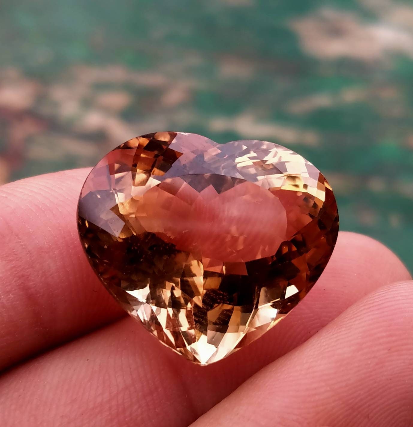 ARSAA GEMS AND MINERALSNatural good quality beautiful heated heart shape 39 carats topaz loose gem - Premium  from ARSAA GEMS AND MINERALS - Just $170.00! Shop now at ARSAA GEMS AND MINERALS
