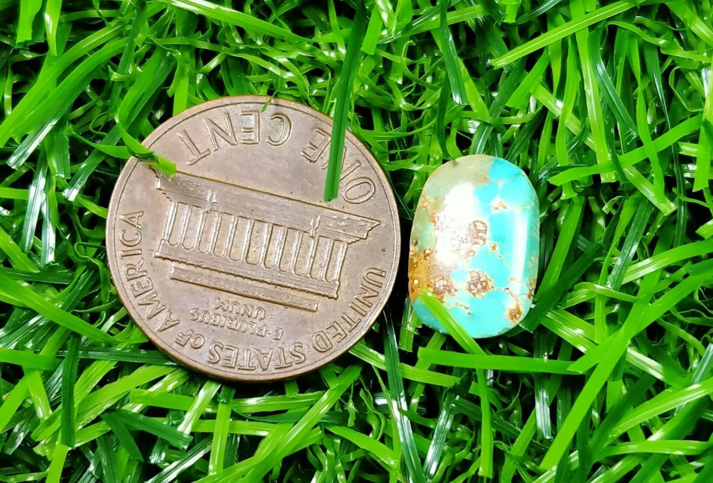 ARSAA GEMS AND MINERALSNatural good quality ring size turquoise cabochon - Premium  from ARSAA GEMS AND MINERALS - Just $8.00! Shop now at ARSAA GEMS AND MINERALS