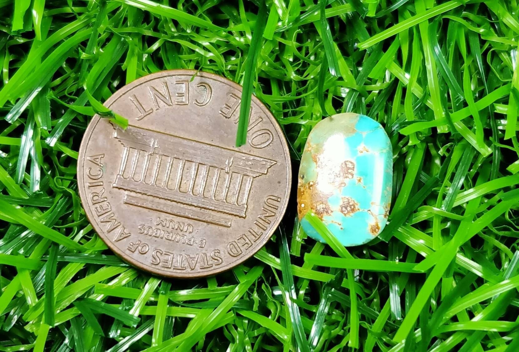 ARSAA GEMS AND MINERALSNatural good quality ring size turquoise cabochon - Premium  from ARSAA GEMS AND MINERALS - Just $8.00! Shop now at ARSAA GEMS AND MINERALS
