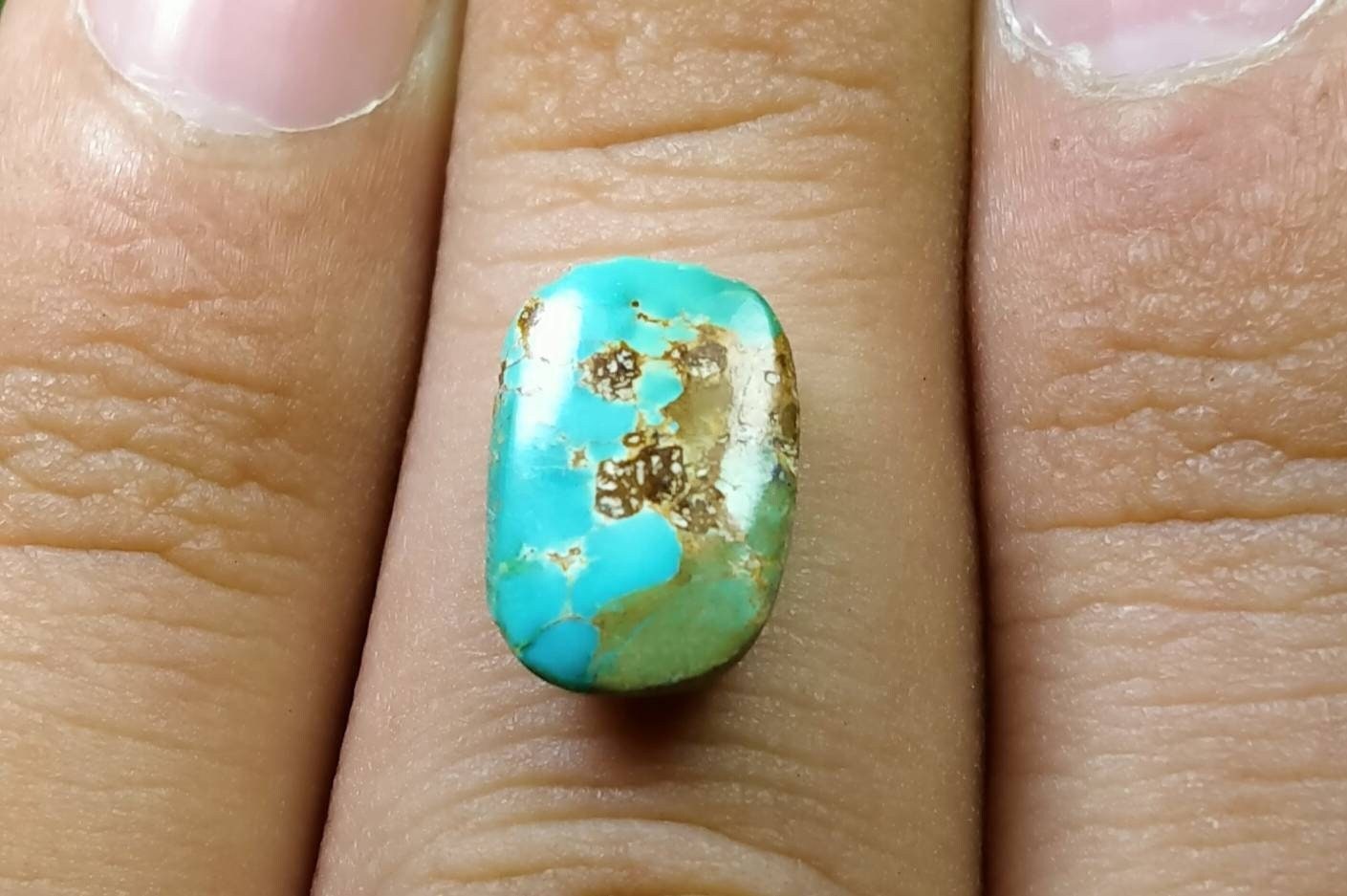 ARSAA GEMS AND MINERALSNatural good quality ring size turquoise cabochon - Premium  from ARSAA GEMS AND MINERALS - Just $8.00! Shop now at ARSAA GEMS AND MINERALS