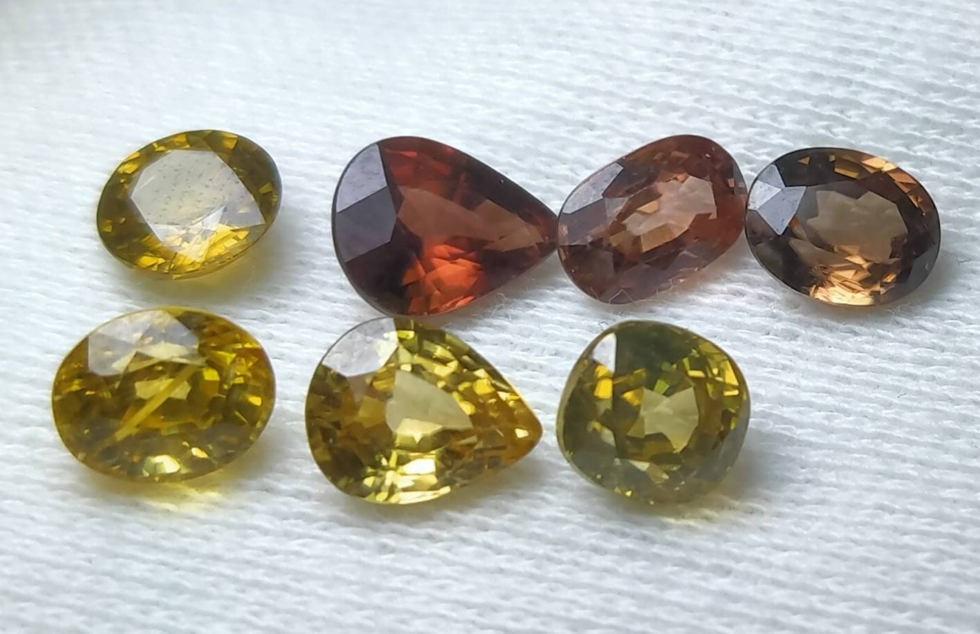 ARSAA GEMS AND MINERALSNatural top quality faceted ring size zircon gems - Premium  from ARSAA GEMS AND MINERALS - Just $84.00! Shop now at ARSAA GEMS AND MINERALS