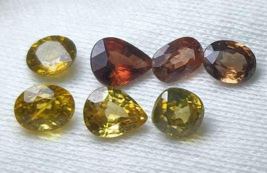 ARSAA GEMS AND MINERALSNatural top quality faceted ring size zircon gems - Premium  from ARSAA GEMS AND MINERALS - Just $84.00! Shop now at ARSAA GEMS AND MINERALS