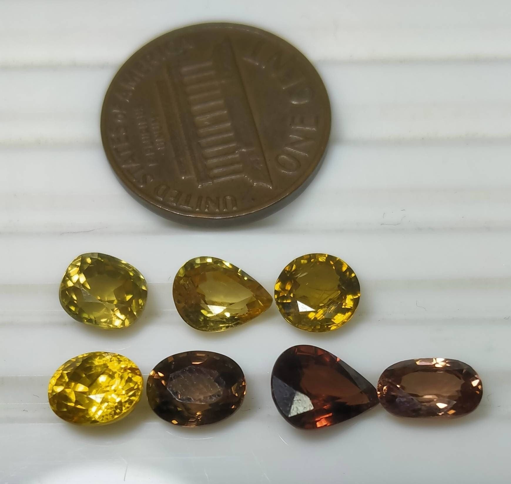 ARSAA GEMS AND MINERALSNatural top quality faceted ring size zircon gems - Premium  from ARSAA GEMS AND MINERALS - Just $84.00! Shop now at ARSAA GEMS AND MINERALS