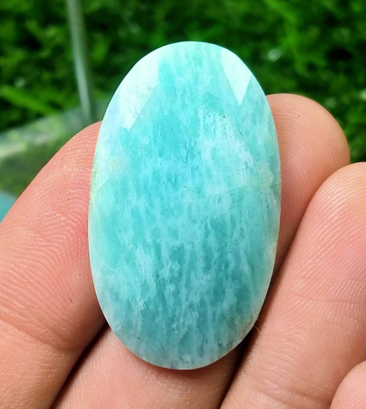 ARSAA GEMS AND MINERALSNatural top quality pair of rose cut/faceted amazonite cabochon - Premium  from ARSAA GEMS AND MINERALS - Just $20.00! Shop now at ARSAA GEMS AND MINERALS