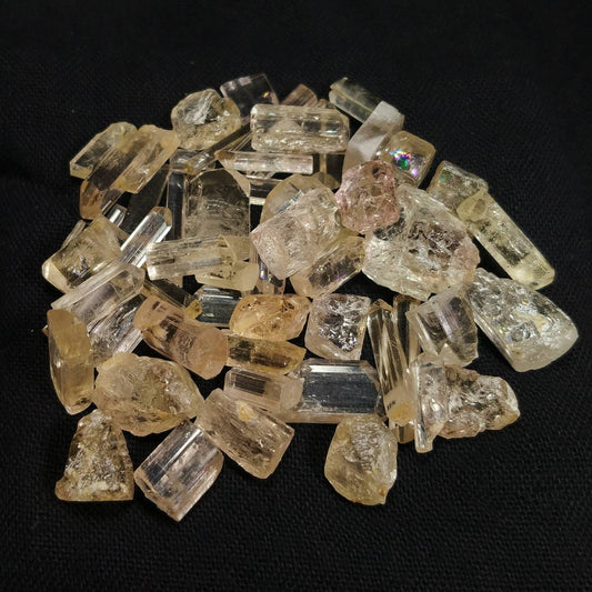 ARSAA GEMS AND MINERALSNatural aesthetic 60 grams clear small lot of topaz crystals - Premium  from ARSAA GEMS AND MINERALS - Just $200.00! Shop now at ARSAA GEMS AND MINERALS