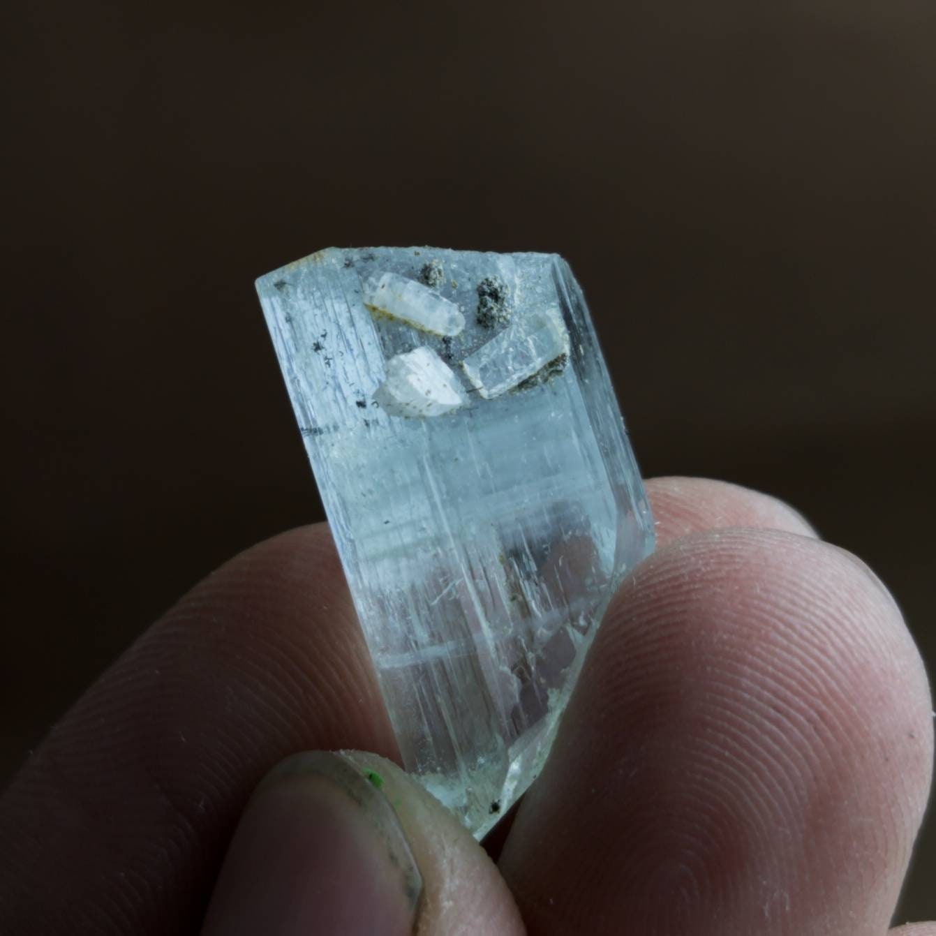 ARSAA GEMS AND MINERALSAquamarine light blue terminated crystal from Pakistan, weight 6.2 grams - Premium  from ARSAA GEMS AND MINERALS - Just $40.00! Shop now at ARSAA GEMS AND MINERALS