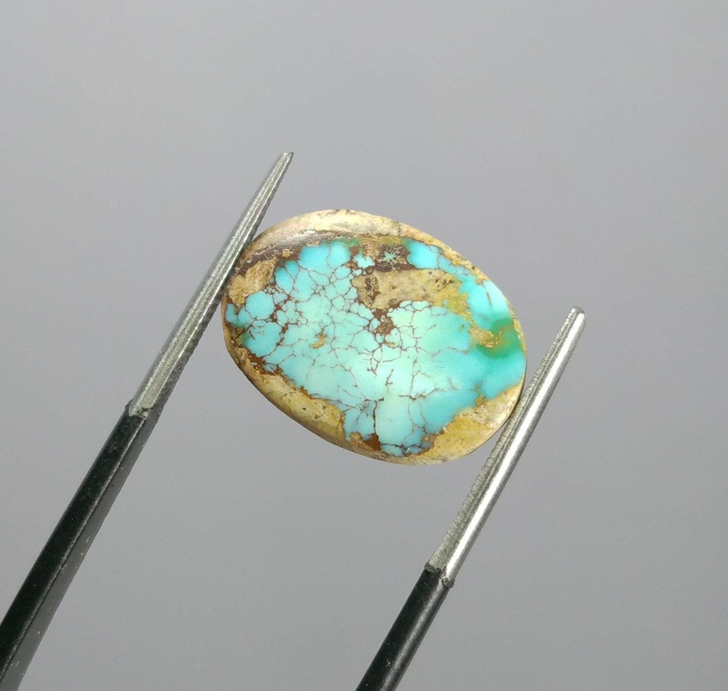 ARSAA GEMS AND MINERALSNatural good quality beautiful 5.5 carat oval shape untreated unheated turquoise cabochon - Premium  from ARSAA GEMS AND MINERALS - Just $6.00! Shop now at ARSAA GEMS AND MINERALS