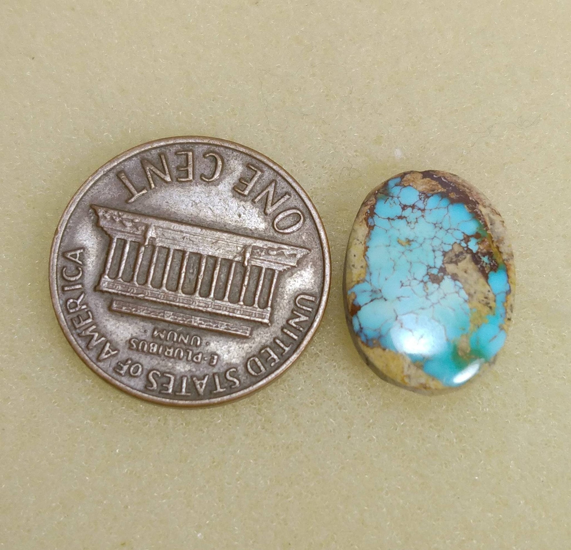ARSAA GEMS AND MINERALSNatural good quality beautiful 5.5 carat oval shape untreated unheated turquoise cabochon - Premium  from ARSAA GEMS AND MINERALS - Just $6.00! Shop now at ARSAA GEMS AND MINERALS