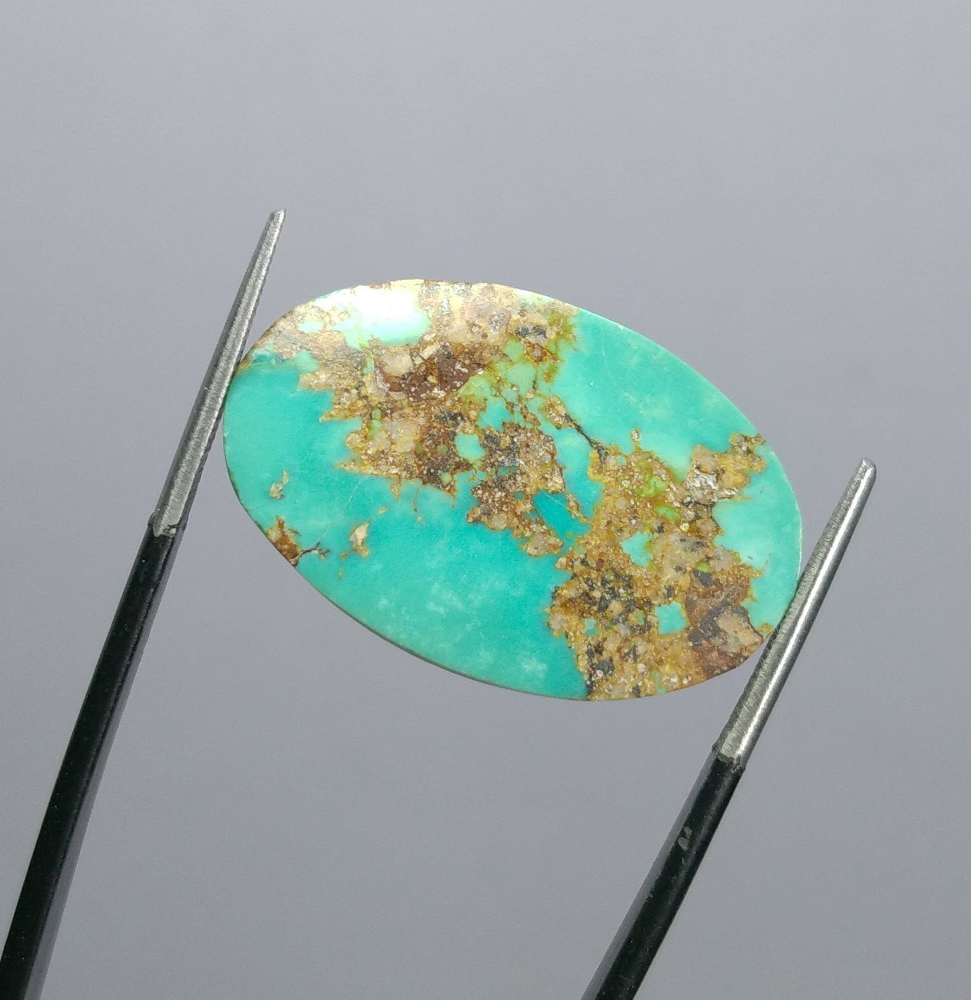 ARSAA GEMS AND MINERALSNatural top quality beautiful 24 carats untreated unheated oval shape turquoise cabochon - Premium  from ARSAA GEMS AND MINERALS - Just $24.00! Shop now at ARSAA GEMS AND MINERALS