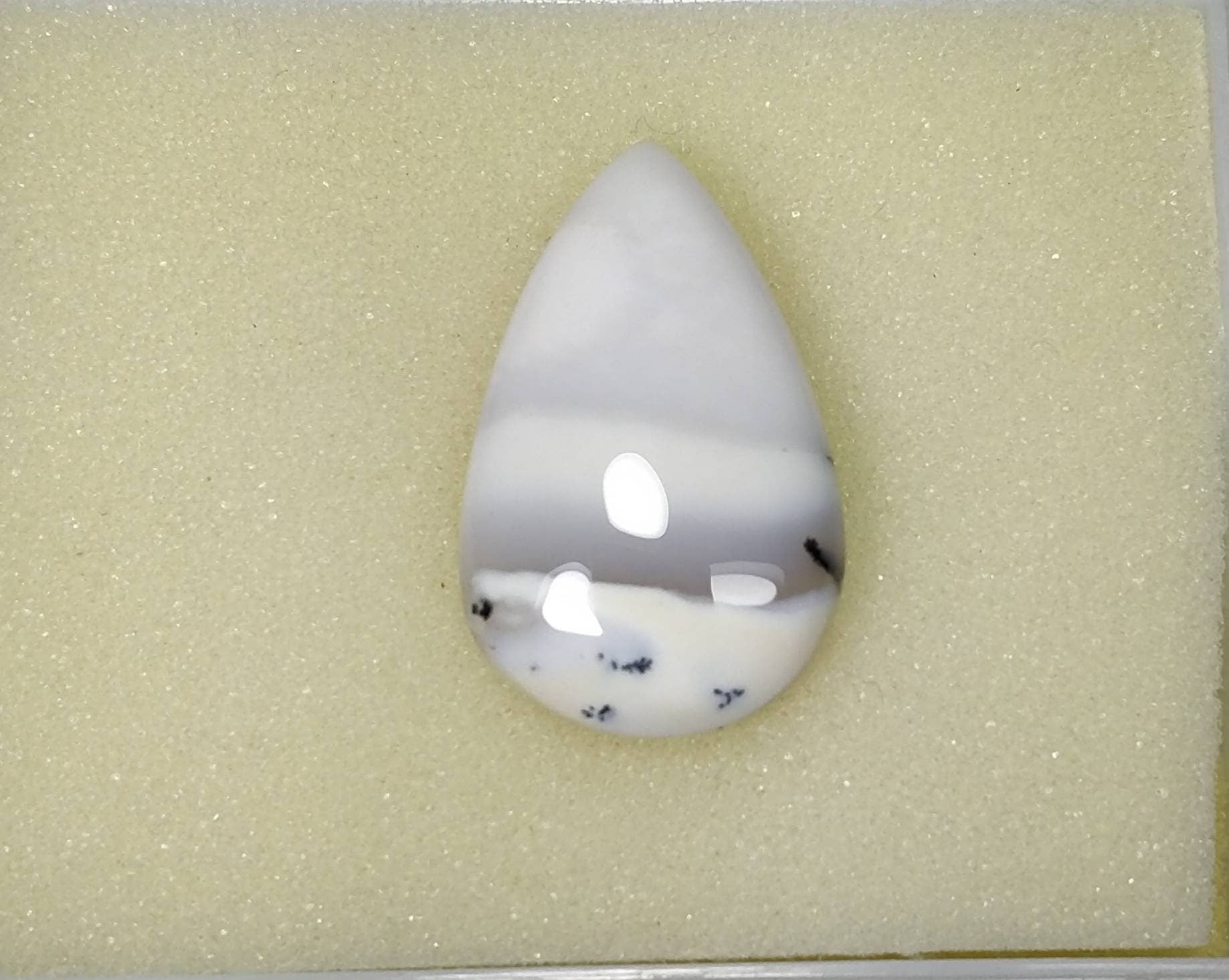 ARSAA GEMS AND MINERALSNatural top quality beautiful 32 carat pear shape dendritic opal cabochon - Premium  from ARSAA GEMS AND MINERALS - Just $12.00! Shop now at ARSAA GEMS AND MINERALS