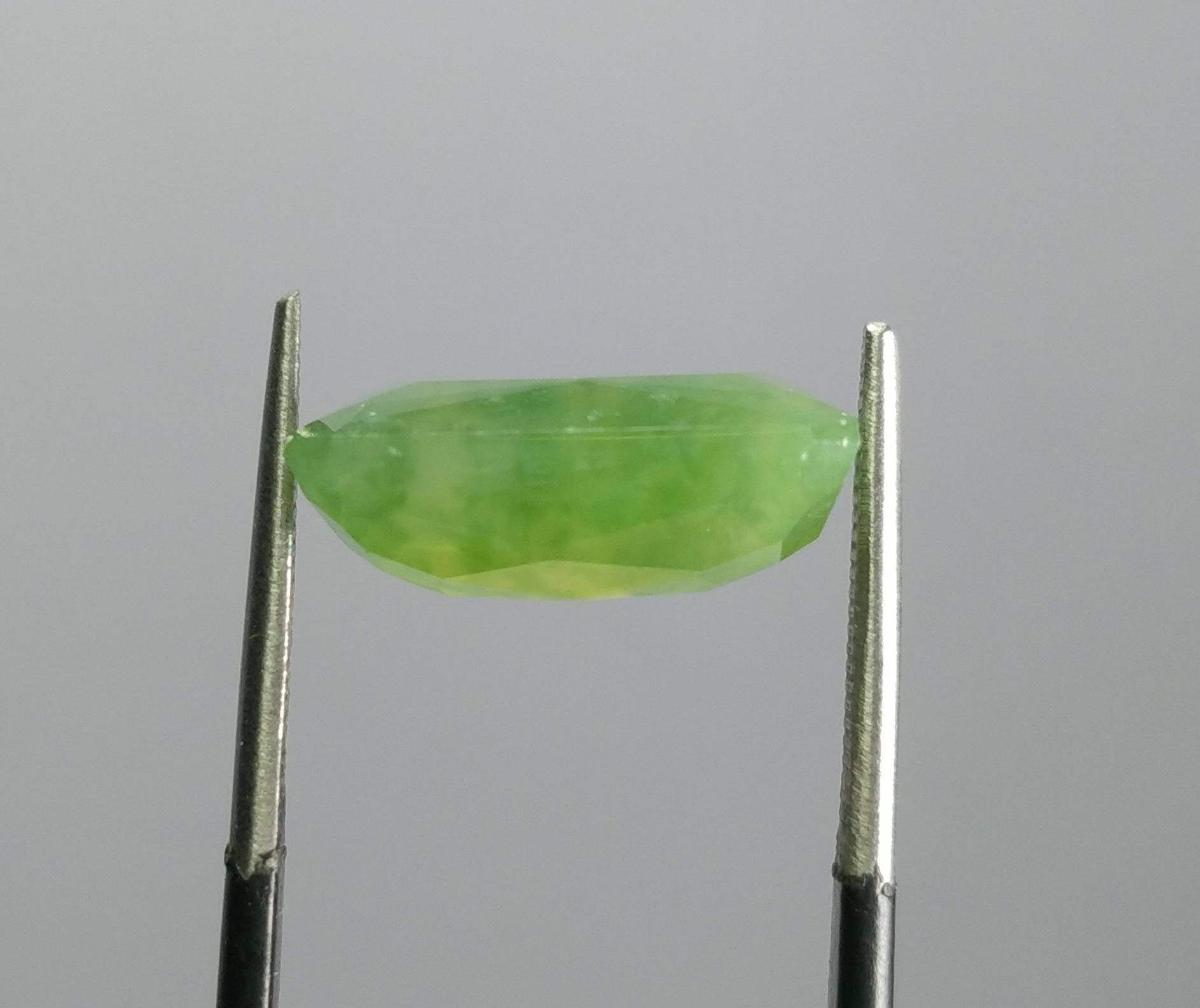 ARSAA GEMS AND MINERALSNatural top quality beautiful 9 carats radiant shape faceted hydrograssular green garnet gem - Premium  from ARSAA GEMS AND MINERALS - Just $18.00! Shop now at ARSAA GEMS AND MINERALS
