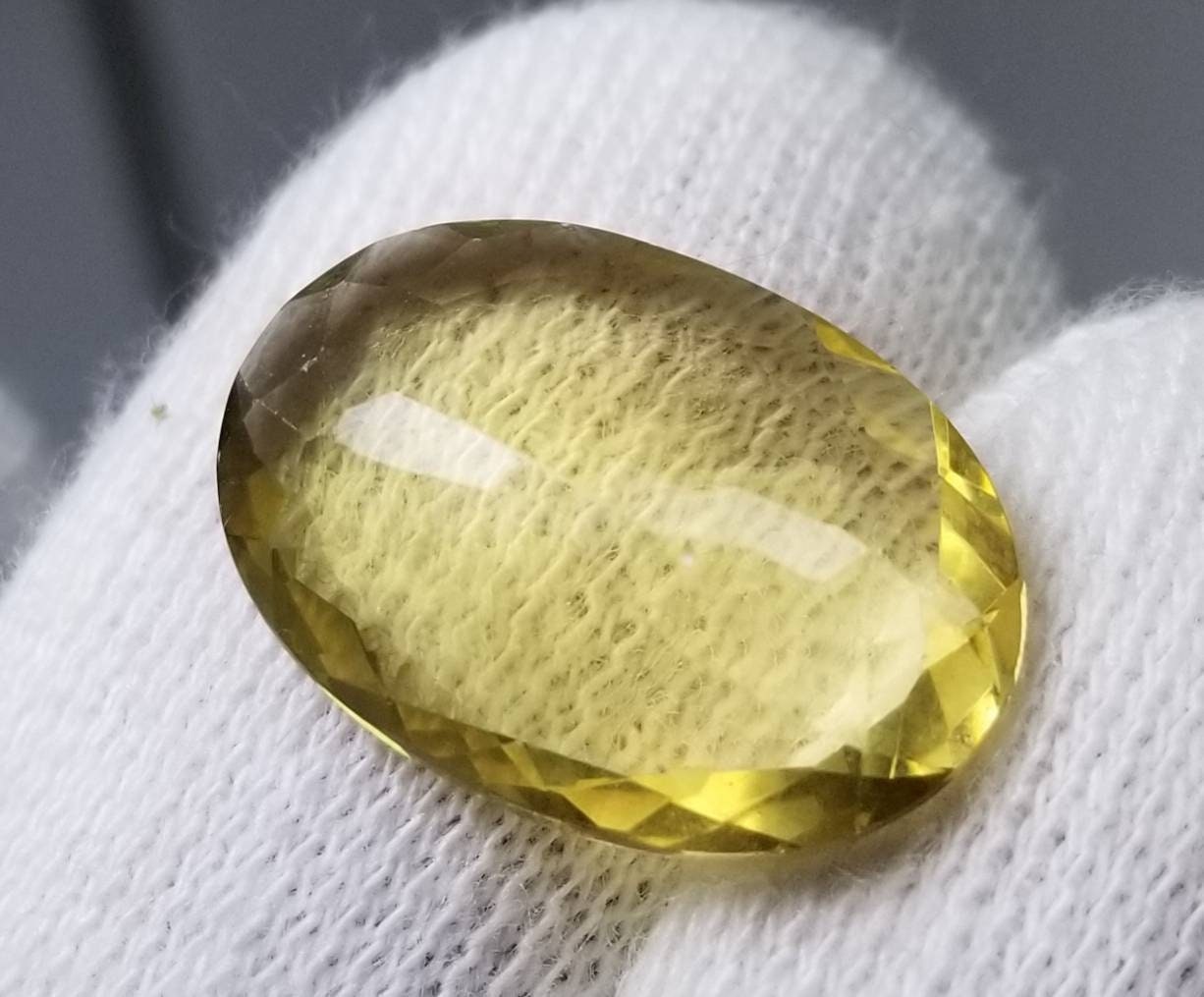 ARSAA GEMS AND MINERALSNatural top quality faceted ring size yellow apatite gem - Premium  from ARSAA GEMS AND MINERALS - Just $47.00! Shop now at ARSAA GEMS AND MINERALS