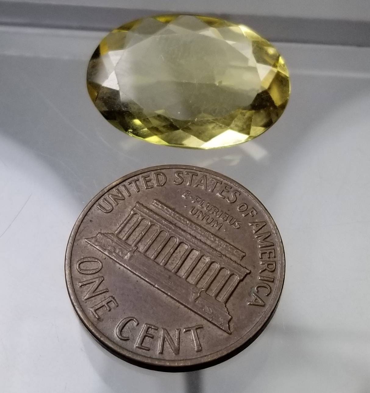 ARSAA GEMS AND MINERALSNatural top quality faceted ring size yellow apatite gem - Premium  from ARSAA GEMS AND MINERALS - Just $47.00! Shop now at ARSAA GEMS AND MINERALS