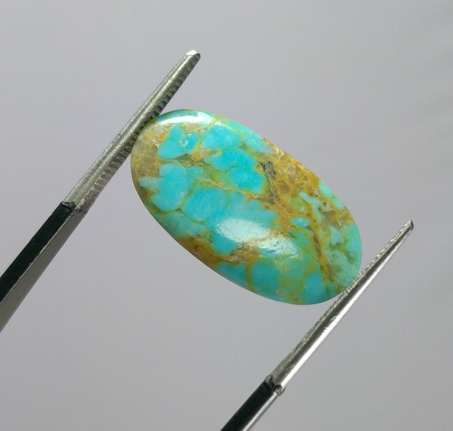 ARSAA GEMS AND MINERALSNatural fine quality beautiful 7.5 carats stabilized kingman spider web turquoise cabochon - Premium  from ARSAA GEMS AND MINERALS - Just $15.00! Shop now at ARSAA GEMS AND MINERALS