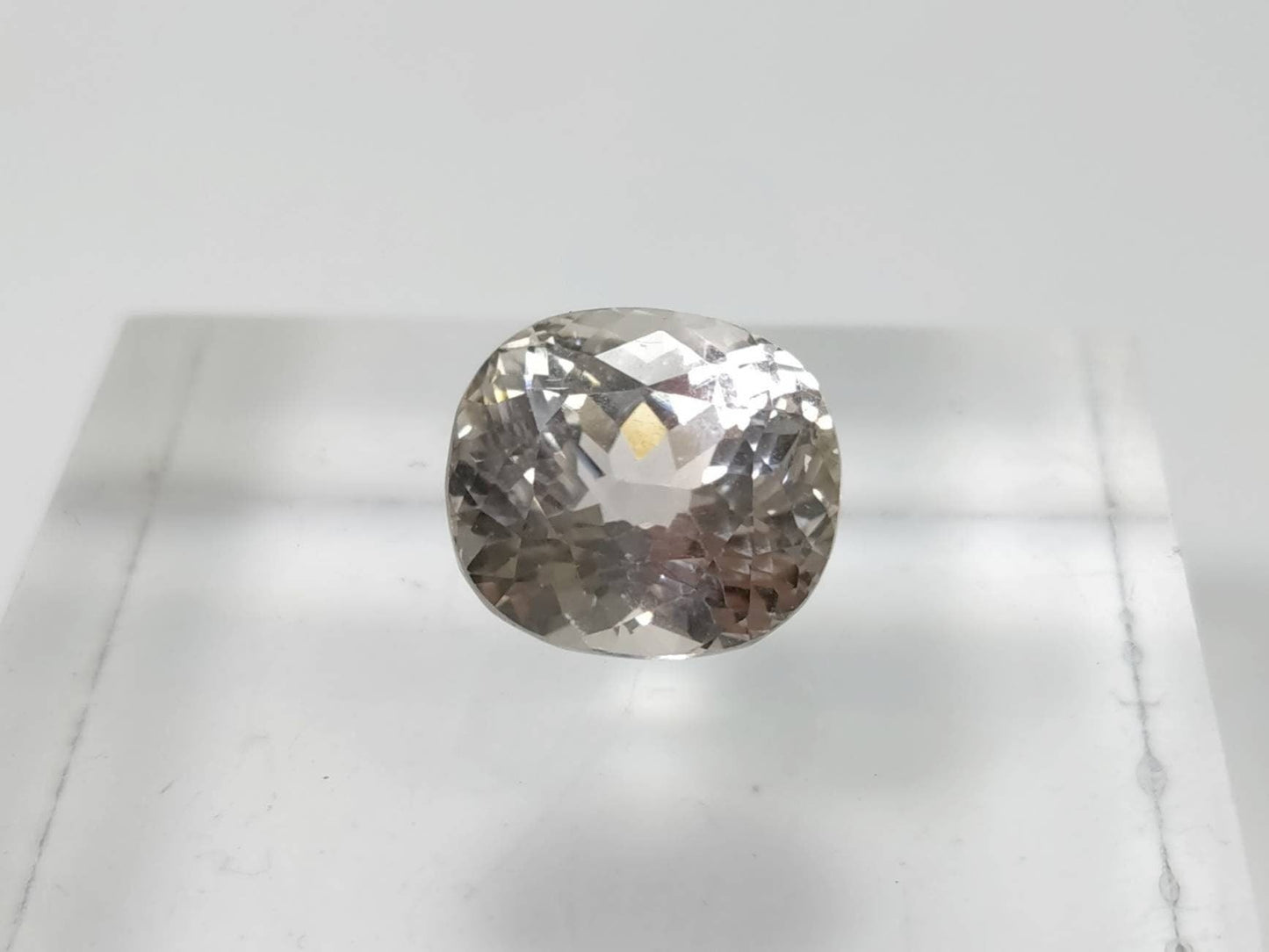 ARSAA GEMS AND MINERALSNatural top quality beautiful 10 carat Faceted Kunzite gem - Premium  from ARSAA GEMS AND MINERALS - Just $30.00! Shop now at ARSAA GEMS AND MINERALS