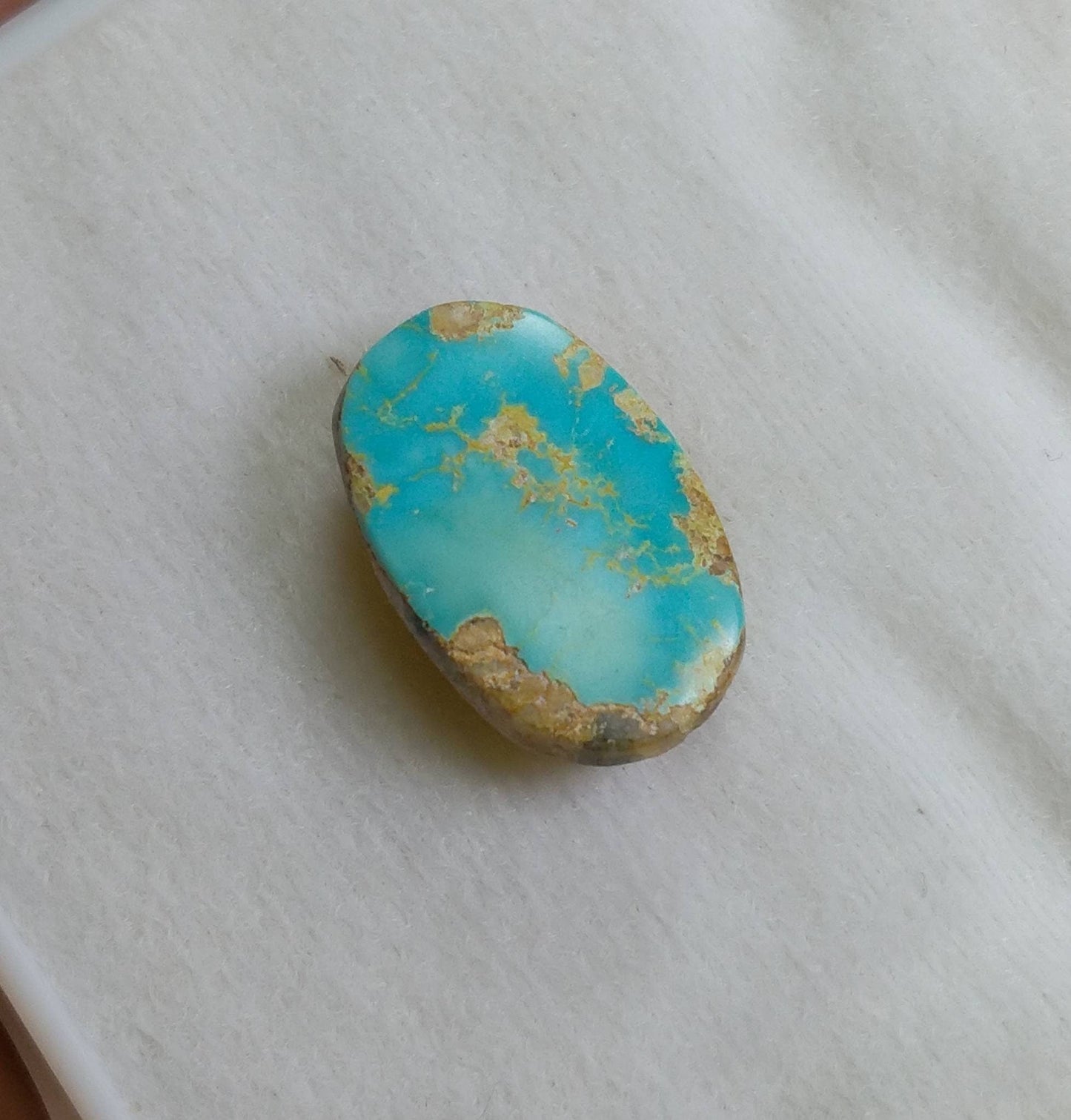 ARSAA GEMS AND MINERALSNatural top quality beautiful 11 carats untreated unheated oval shape turquoise cabochon - Premium  from ARSAA GEMS AND MINERALS - Just $11.00! Shop now at ARSAA GEMS AND MINERALS