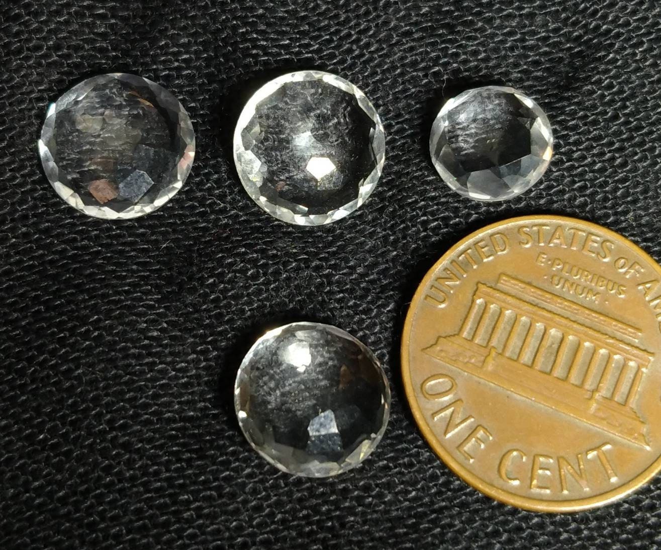 ARSAA GEMS AND MINERALSNatural top quality beautiful 10.5 carats small set of rose cut Faceted quartz Cabochons - Premium  from ARSAA GEMS AND MINERALS - Just $15.00! Shop now at ARSAA GEMS AND MINERALS