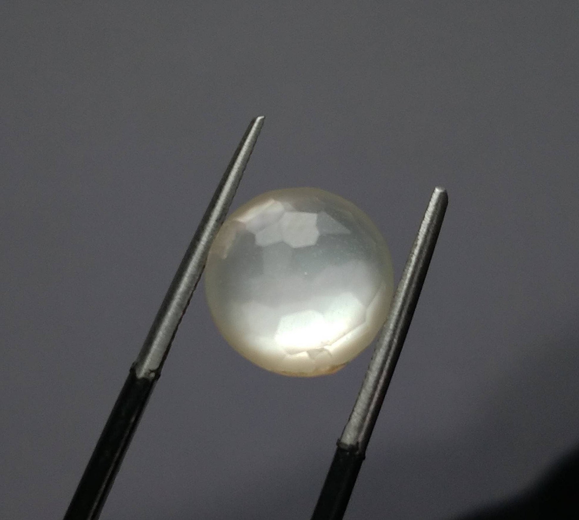 ARSAA GEMS AND MINERALSNatural top quality beautiful 13.5 carats small set of rose cut Faceted quartz with mother of pearl doublets Cabochons - Premium  from ARSAA GEMS AND MINERALS - Just $20.00! Shop now at ARSAA GEMS AND MINERALS