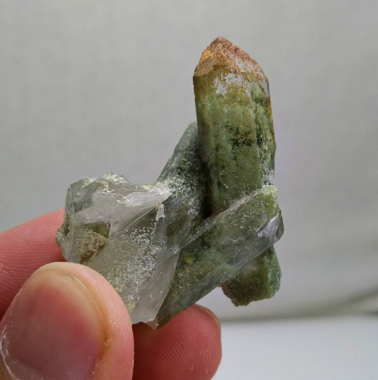ARSAA GEMS AND MINERALSNatural top quality beautiful 18.6 grams chlorine quartz Crystal - Premium  from ARSAA GEMS AND MINERALS - Just $23.00! Shop now at ARSAA GEMS AND MINERALS