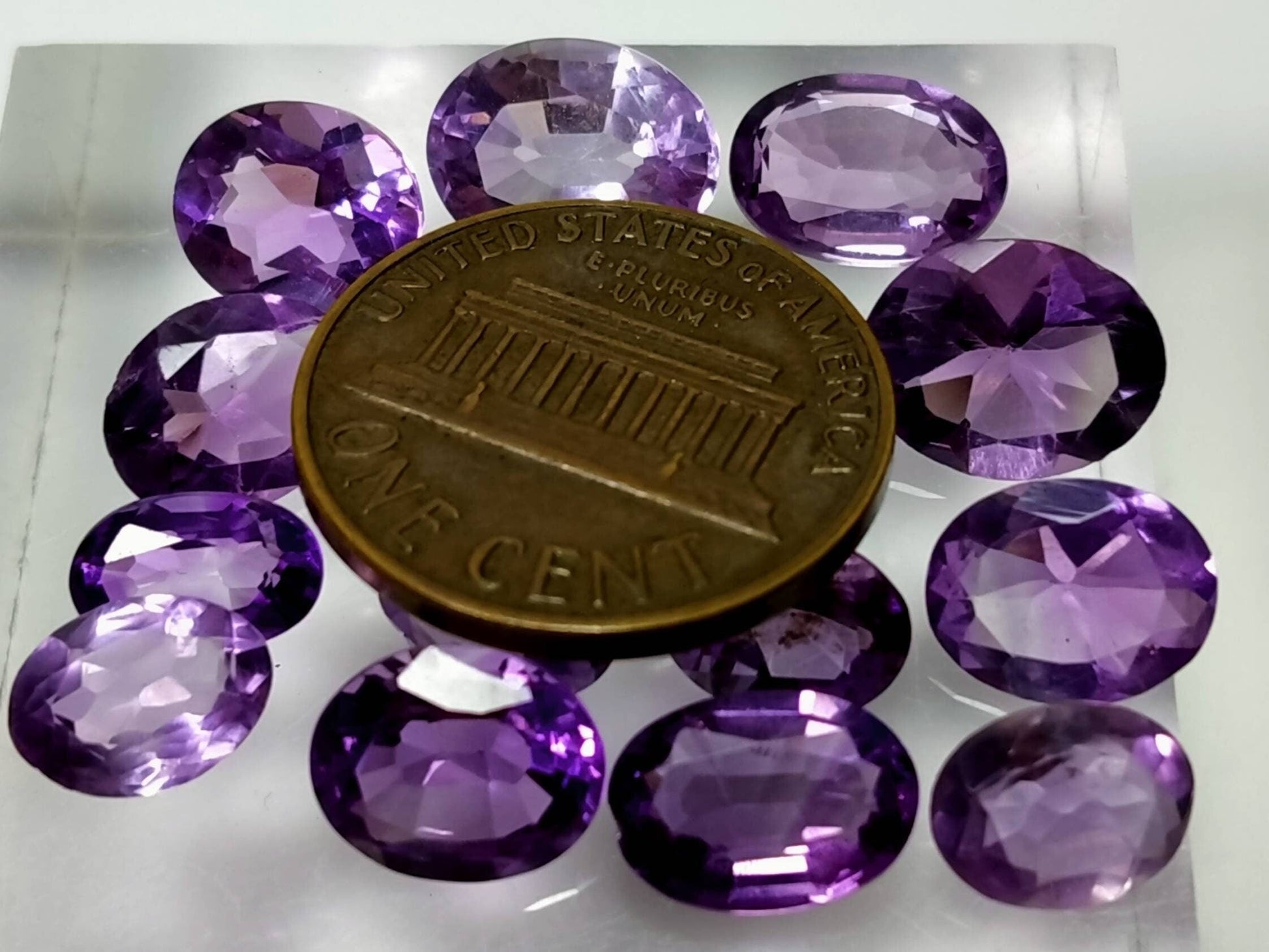 ARSAA GEMS AND MINERALSNatural top quality beautiful 22 carats Faceted calibrated amythest gems - Premium  from ARSAA GEMS AND MINERALS - Just $65.00! Shop now at ARSAA GEMS AND MINERALS