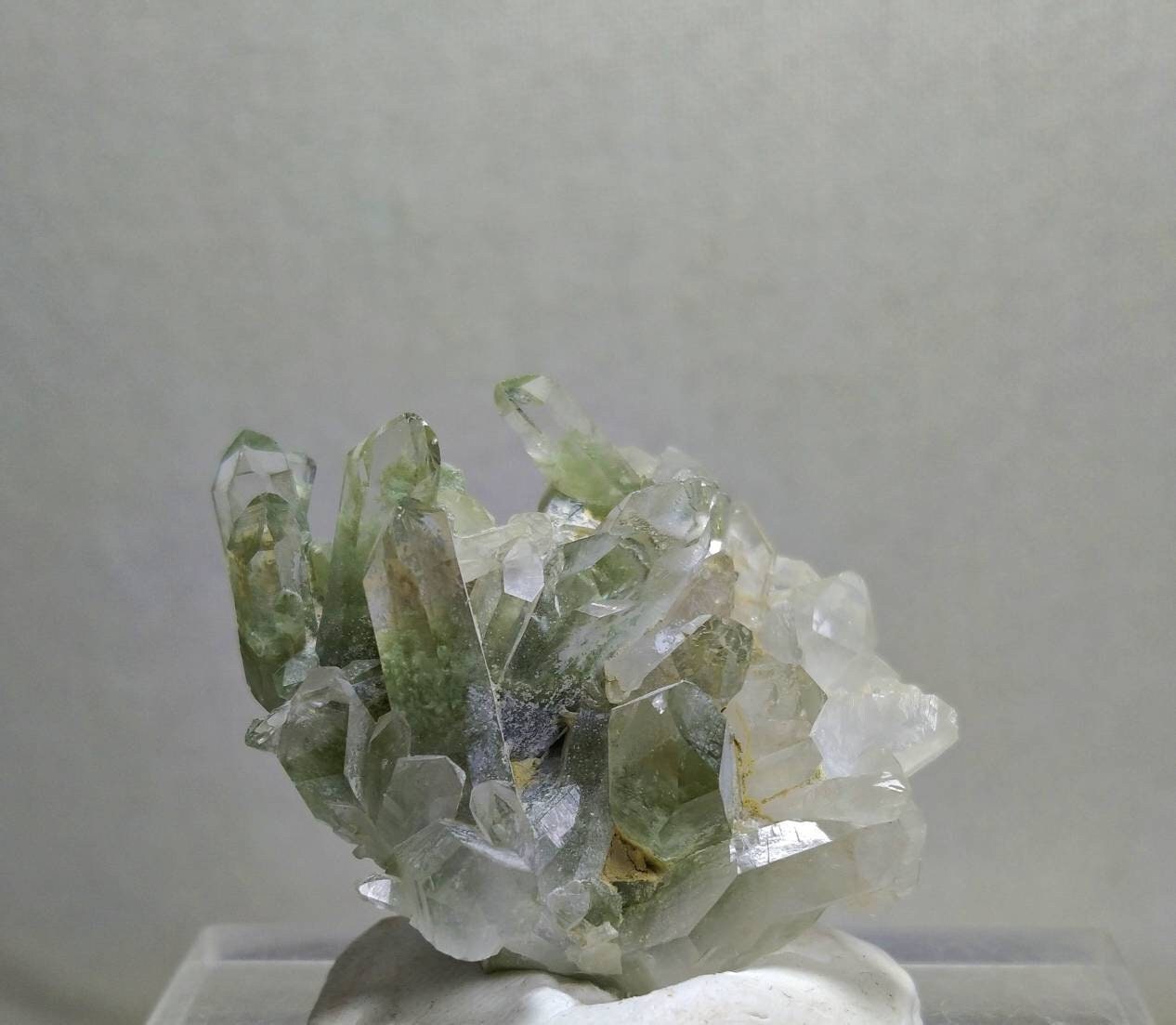ARSAA GEMS AND MINERALSNatural top quality beautiful 25.8 grams chlorine quartz Cluster - Premium  from ARSAA GEMS AND MINERALS - Just $30.00! Shop now at ARSAA GEMS AND MINERALS