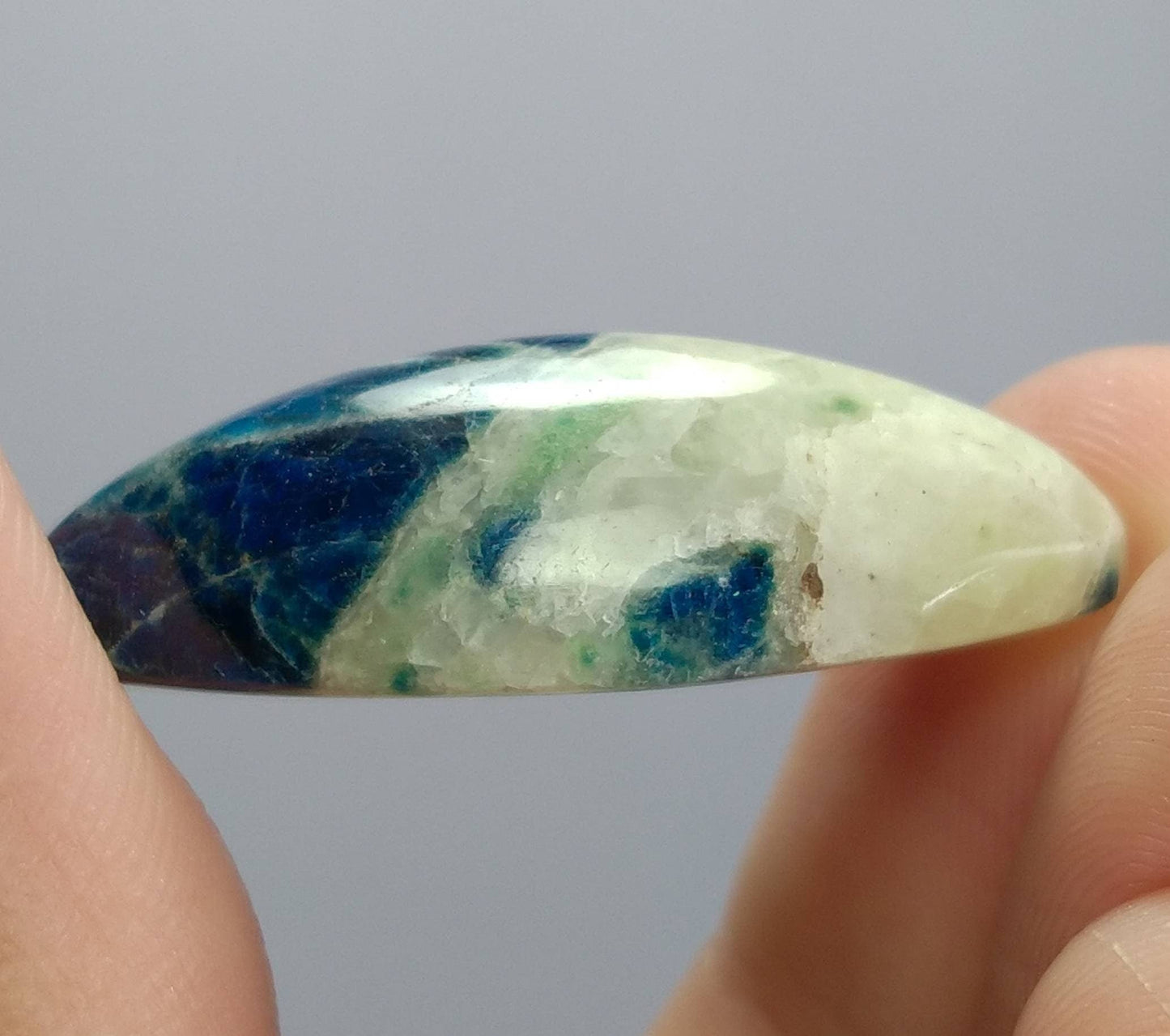 ARSAA GEMS AND MINERALSNatural top quality beautiful 35 carats large size UV reactive afghan hauyne var.lazurite Cabochon - Premium  from ARSAA GEMS AND MINERALS - Just $35.00! Shop now at ARSAA GEMS AND MINERALS