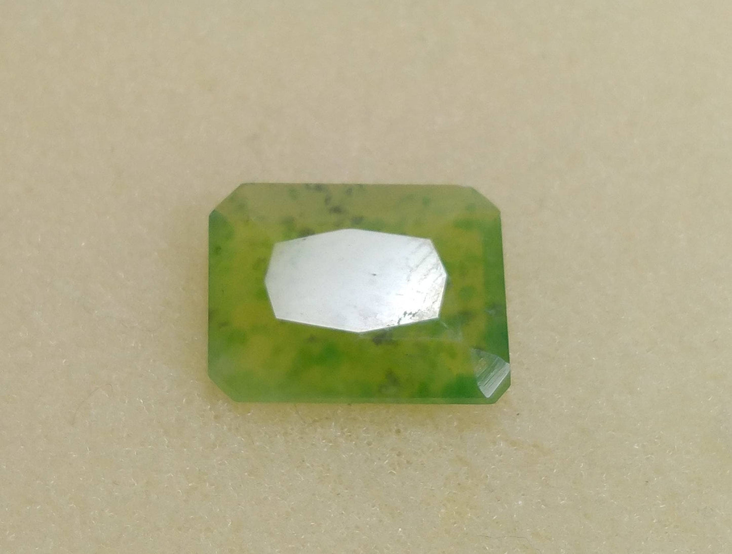 ARSAA GEMS AND MINERALSNatural top quality beautiful 8 carats radiant shape Faceted green hydrograssular garnet gem - Premium  from ARSAA GEMS AND MINERALS - Just $16.00! Shop now at ARSAA GEMS AND MINERALS
