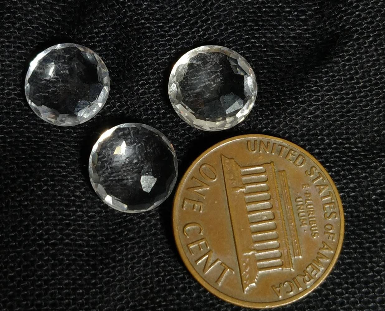 ARSAA GEMS AND MINERALSNatural top quality beautiful 9 carats small set of rose cut Faceted quartz Cabochons - Premium  from ARSAA GEMS AND MINERALS - Just $15.00! Shop now at ARSAA GEMS AND MINERALS