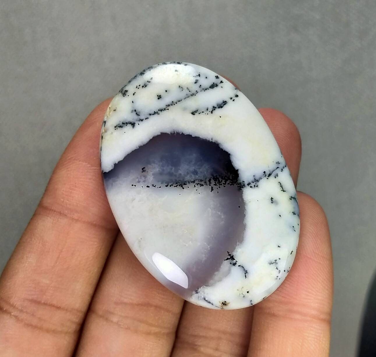 ARSAA GEMS AND MINERALSNatural top quality beautiful dendritic opal cabochon - Premium  from ARSAA GEMS AND MINERALS - Just $16.00! Shop now at ARSAA GEMS AND MINERALS