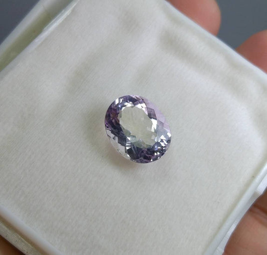 ARSAA GEMS AND MINERALSNatural top quality beautiful 7.5 carat  oval shape VV clarity faceted kunzite gem - Premium  from ARSAA GEMS AND MINERALS - Just $20.00! Shop now at ARSAA GEMS AND MINERALS