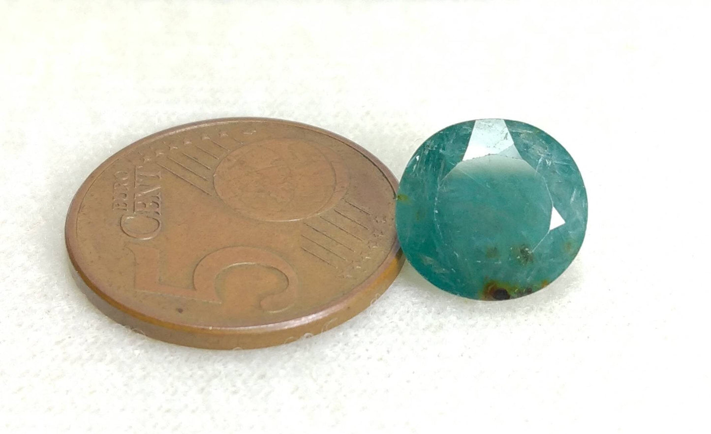 ARSAA GEMS AND MINERALSNatural top quality beautiful 6 Carat round shape faceted grandidierite gem - Premium  from ARSAA GEMS AND MINERALS - Just $13.00! Shop now at ARSAA GEMS AND MINERALS