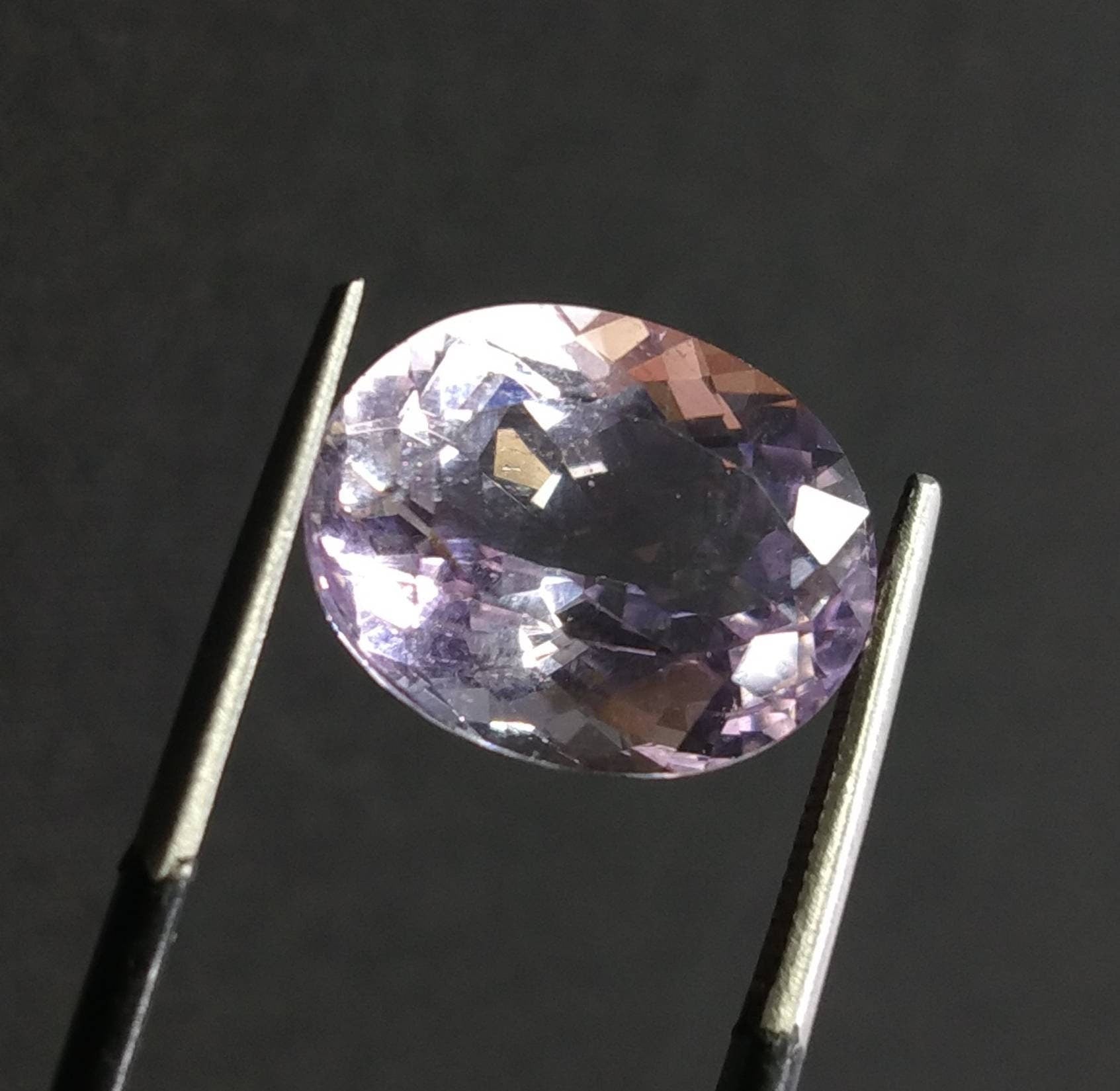 ARSAA GEMS AND MINERALSNatural top quality beautiful 7.5 carat  oval shape VV clarity faceted kunzite gem - Premium  from ARSAA GEMS AND MINERALS - Just $20.00! Shop now at ARSAA GEMS AND MINERALS