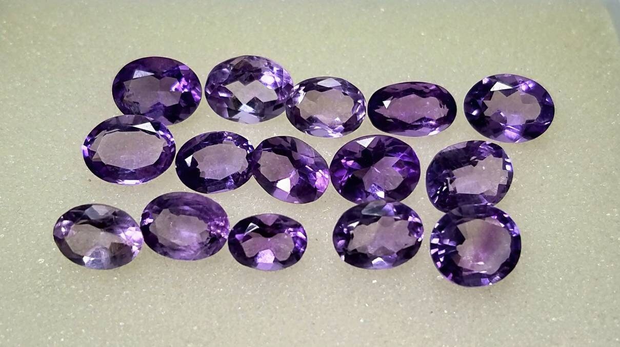 ARSAA GEMS AND MINERALSNatural top quality faceted beautiful calibrated 19 carats amythest gems - Premium  from ARSAA GEMS AND MINERALS - Just $55.00! Shop now at ARSAA GEMS AND MINERALS
