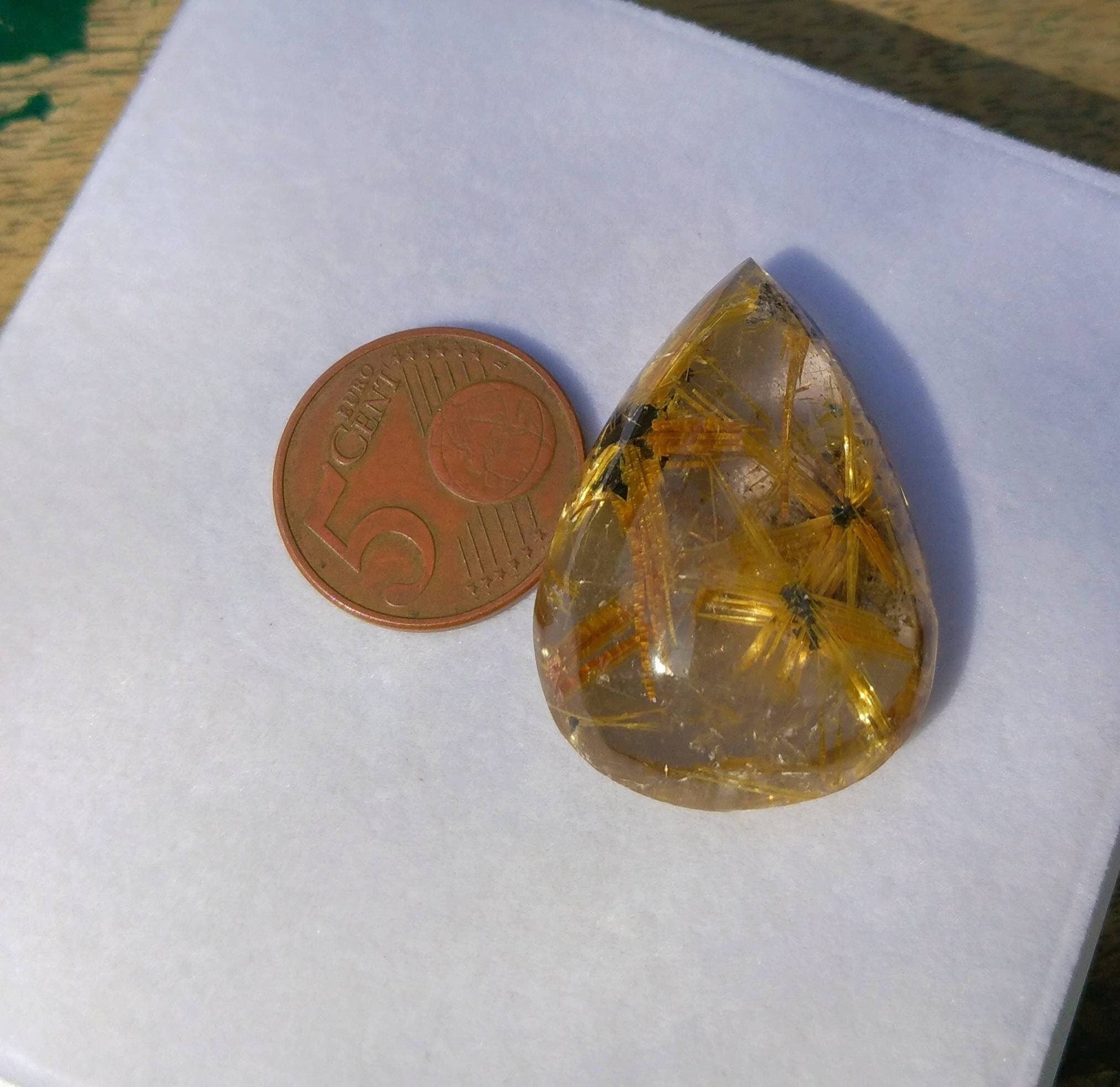 ARSAA GEMS AND MINERALSNatural tip quality beautiful 70 carats golden Rutile included quartz cabochon - Premium  from ARSAA GEMS AND MINERALS - Just $140.00! Shop now at ARSAA GEMS AND MINERALS