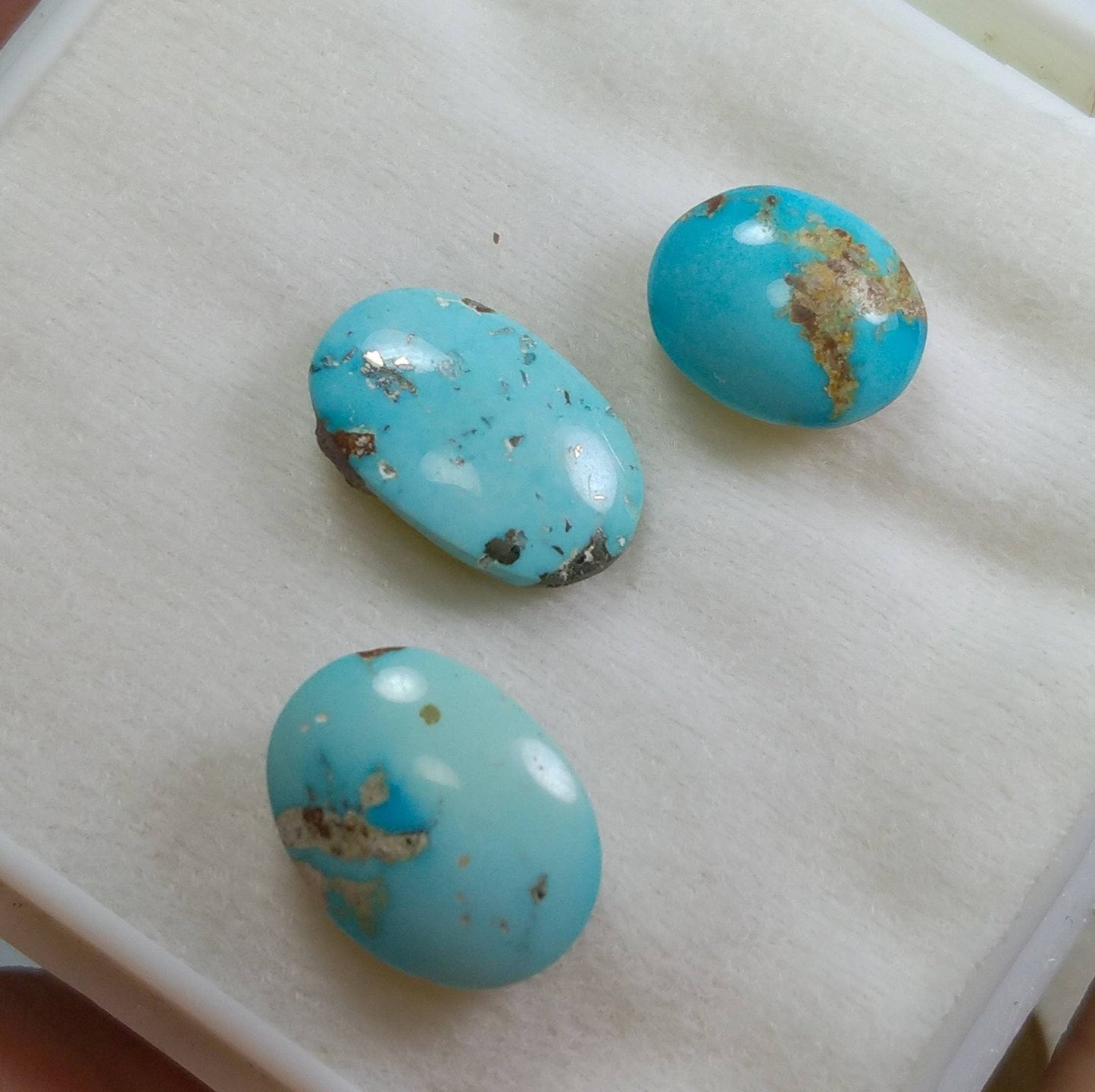 ARSAA GEMS AND MINERALSNatural top quality beautiful 17.5 carat untreated unheated small lot of turquoise Cabochons - Premium  from ARSAA GEMS AND MINERALS - Just $35.00! Shop now at ARSAA GEMS AND MINERALS
