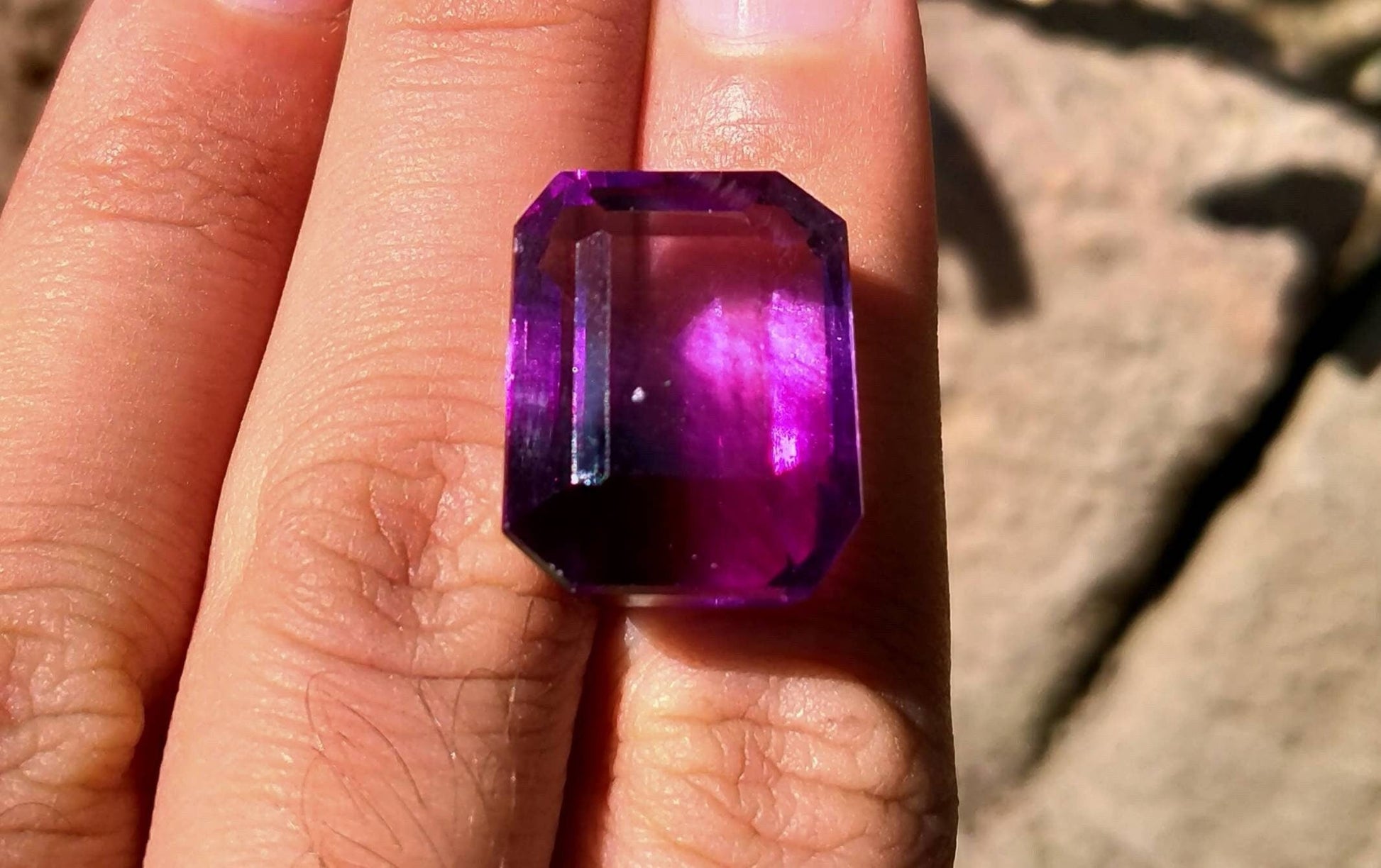 ARSAA GEMS AND MINERALSNatural top quality beautiful Faceted 41 carats flourite gem - Premium  from ARSAA GEMS AND MINERALS - Just $42.00! Shop now at ARSAA GEMS AND MINERALS