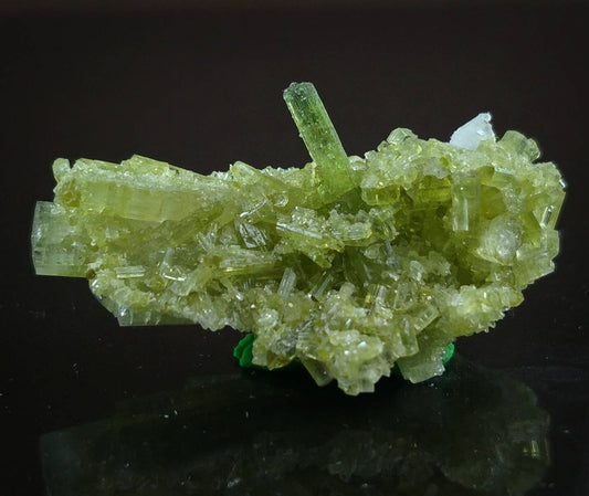 ARSAA GEMS AND MINERALSGreen tourmaline terminated on matrix cluster from Skardu GilgitBaltistan Pakistan, weight 7.6 grams - Premium  from ARSAA GEMS AND MINERALS - Just $75.00! Shop now at ARSAA GEMS AND MINERALS