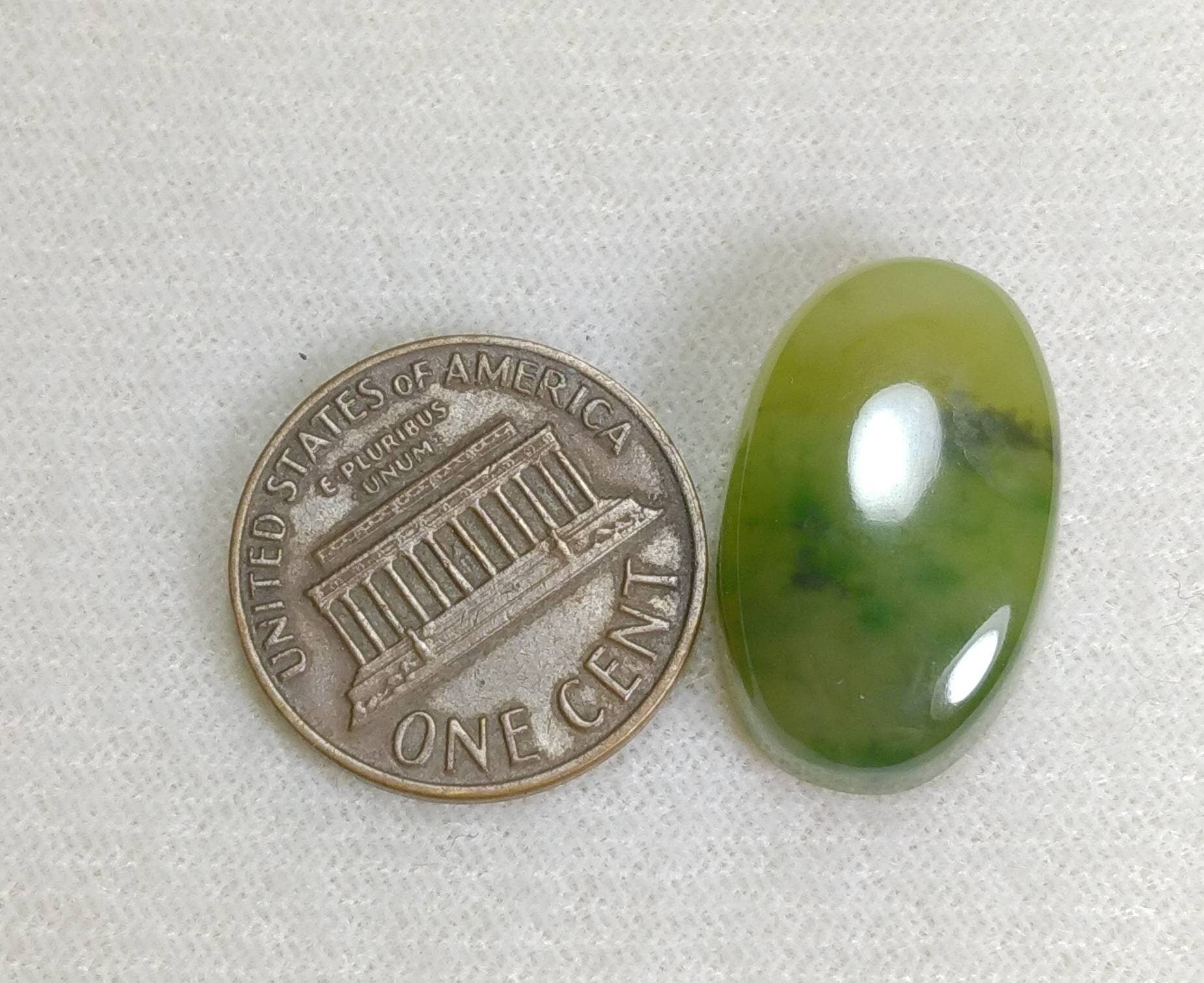 ARSAA GEMS AND MINERALSNatural fine quality beautiful 21 carats aesthetic green hydrograssular garnet cabochon - Premium  from ARSAA GEMS AND MINERALS - Just $35.00! Shop now at ARSAA GEMS AND MINERALS