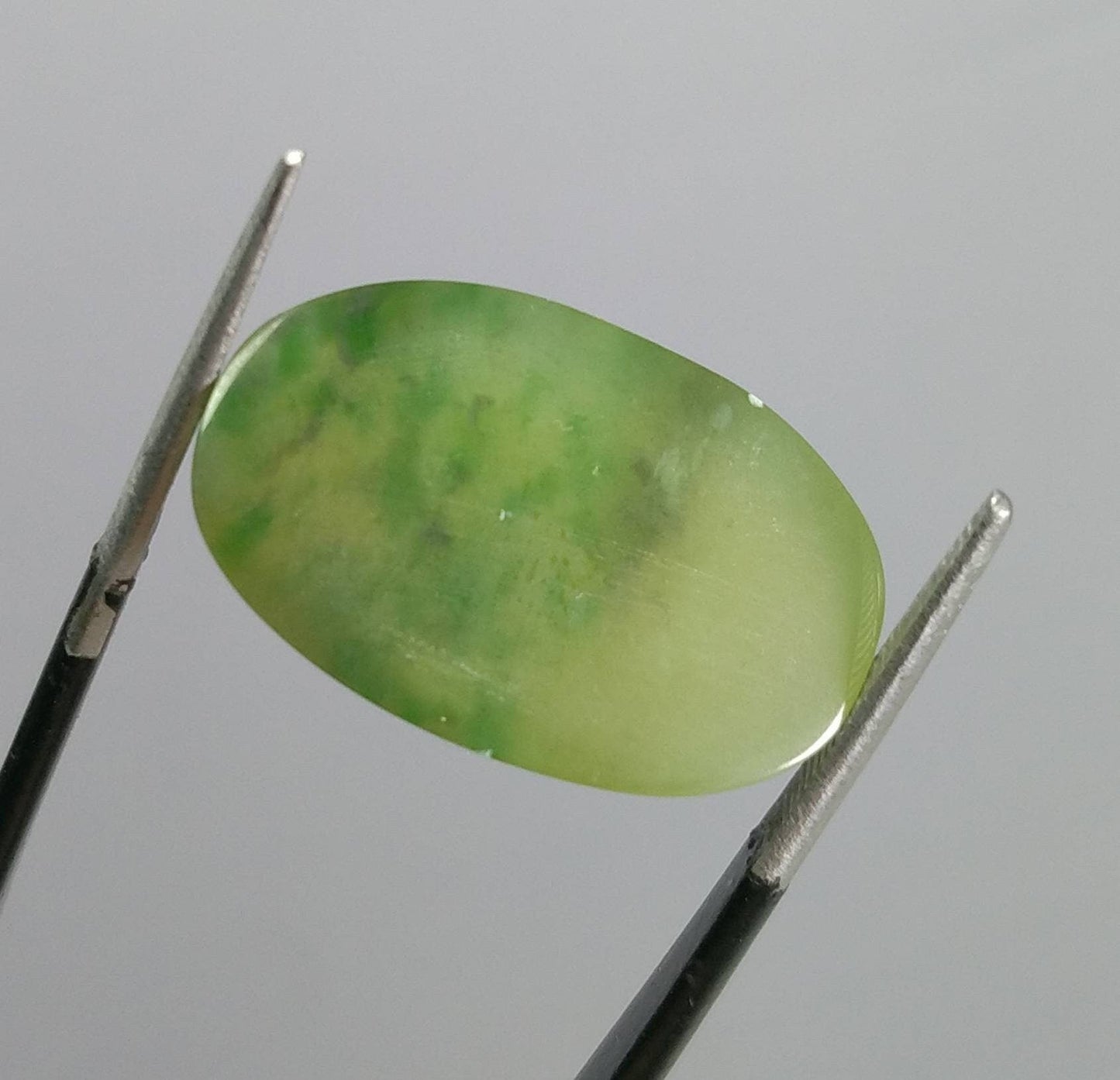 ARSAA GEMS AND MINERALSNatural fine quality beautiful 21 carats aesthetic green hydrograssular garnet cabochon - Premium  from ARSAA GEMS AND MINERALS - Just $35.00! Shop now at ARSAA GEMS AND MINERALS